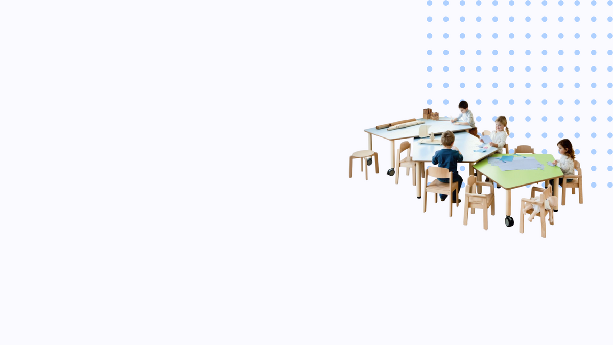 Tables et chaises pour garderie
