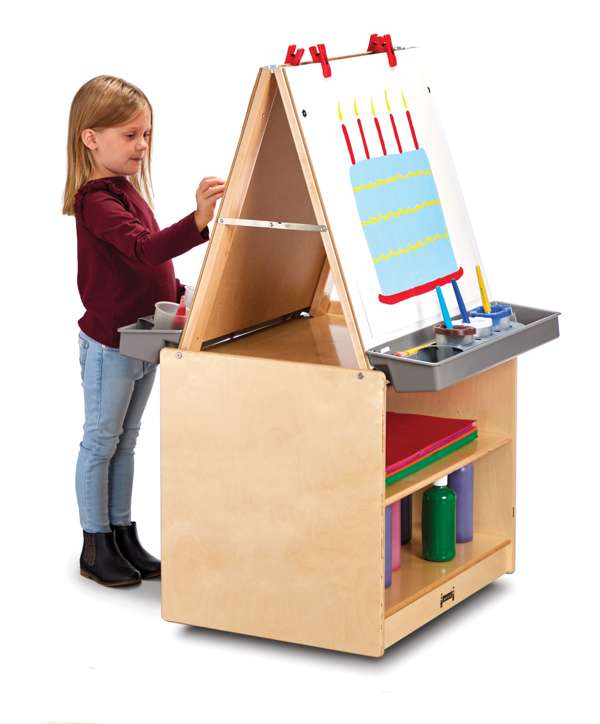 Mobile Art Island for Kids - Versatile Creative Space