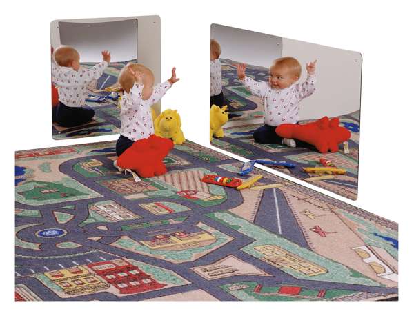 Wall Mounted Acrylic Mirror for Baby Development