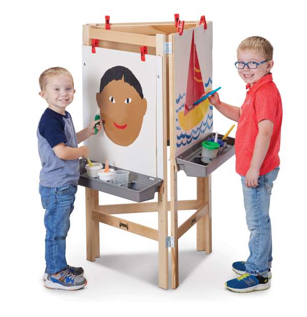 Chevalet Triple ou Quadruple Extensible pour Jeunes Artistes