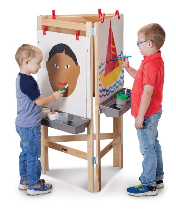 Chevalet Triple ou Quadruple Extensible pour Jeunes Artistes