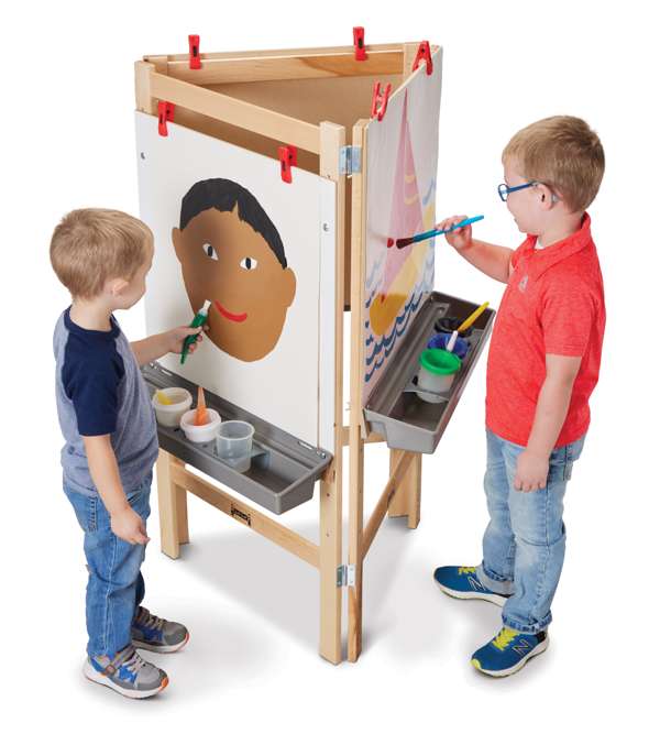 Chevalet Triple ou Quadruple Extensible pour Jeunes Artistes