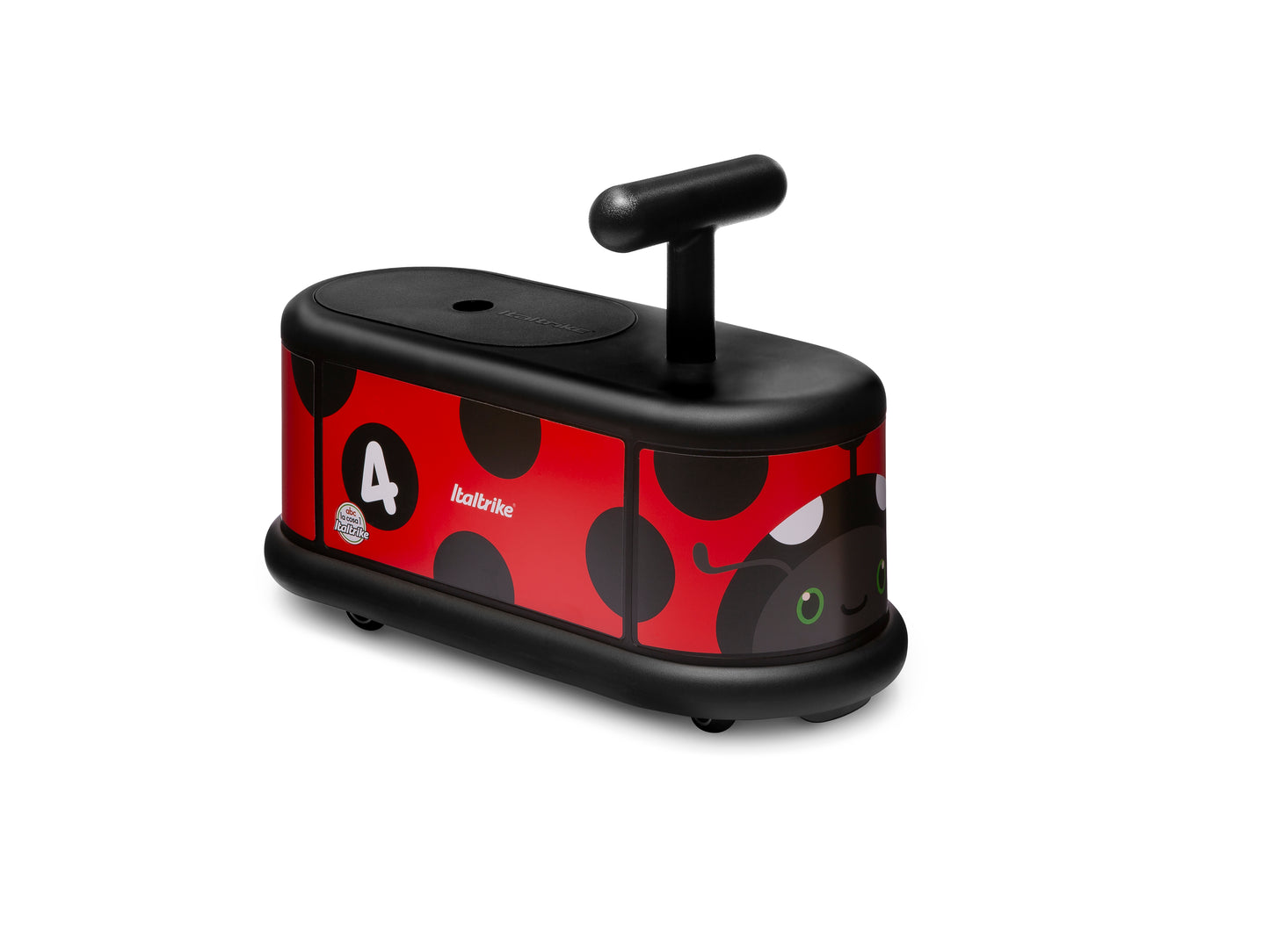 Ensemble La Cosa 4 Animaux ITALTRIKE® (Crocodile, Coccinelle, Souris, Panda)