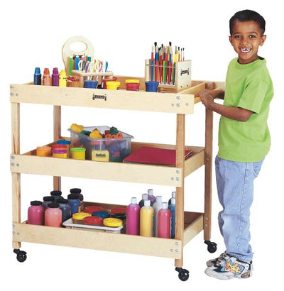 Chariot à trois niveaux pour un espace de rangement généreux