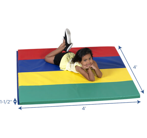 Matelas de gym pliant 4' x 4' Children's Factory
