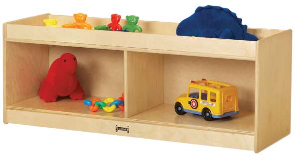Storage unit with mirror