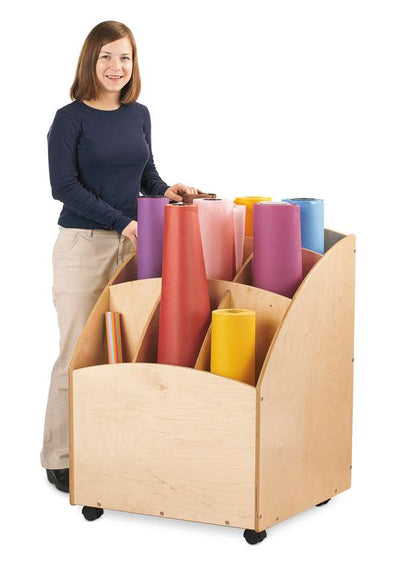 Porte-rouleaux de papier pratique pour projets artistiques