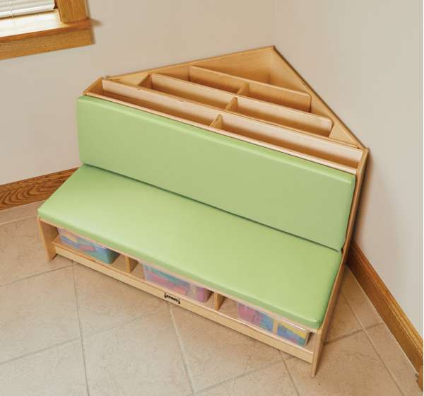 Coin Lecture et Rangement Compact pour Enfants