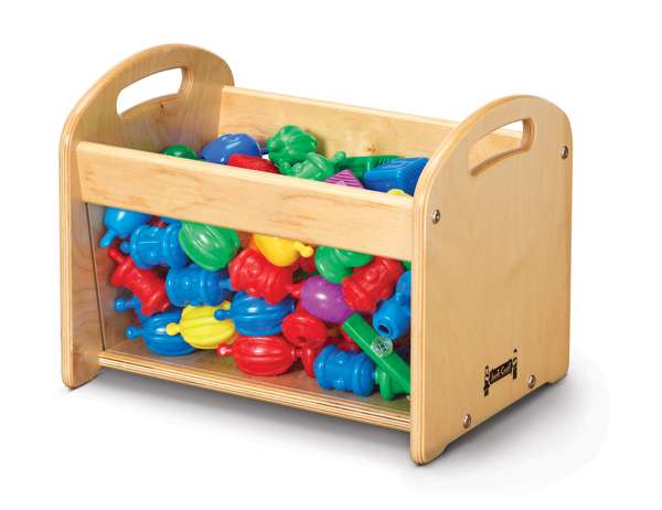 Small Clear Shelf for Books and Toys for Toddlers