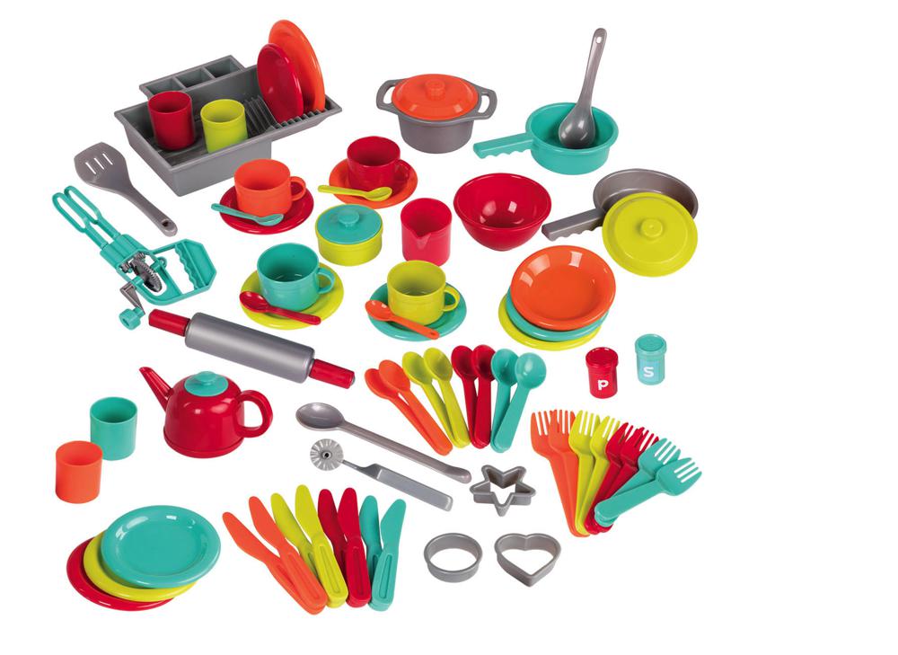 Durable Daycare Dinnerware Set - 71 Pieces