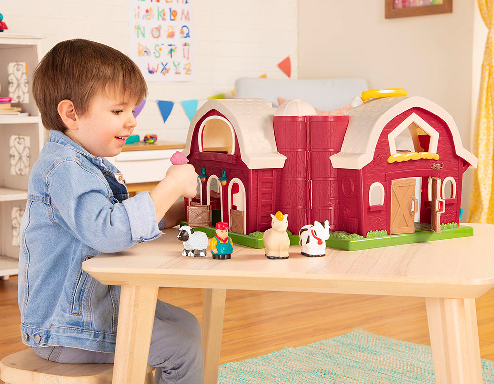 Ensemble de figurines - Grange et animaux (pouponnière à 2 ans)