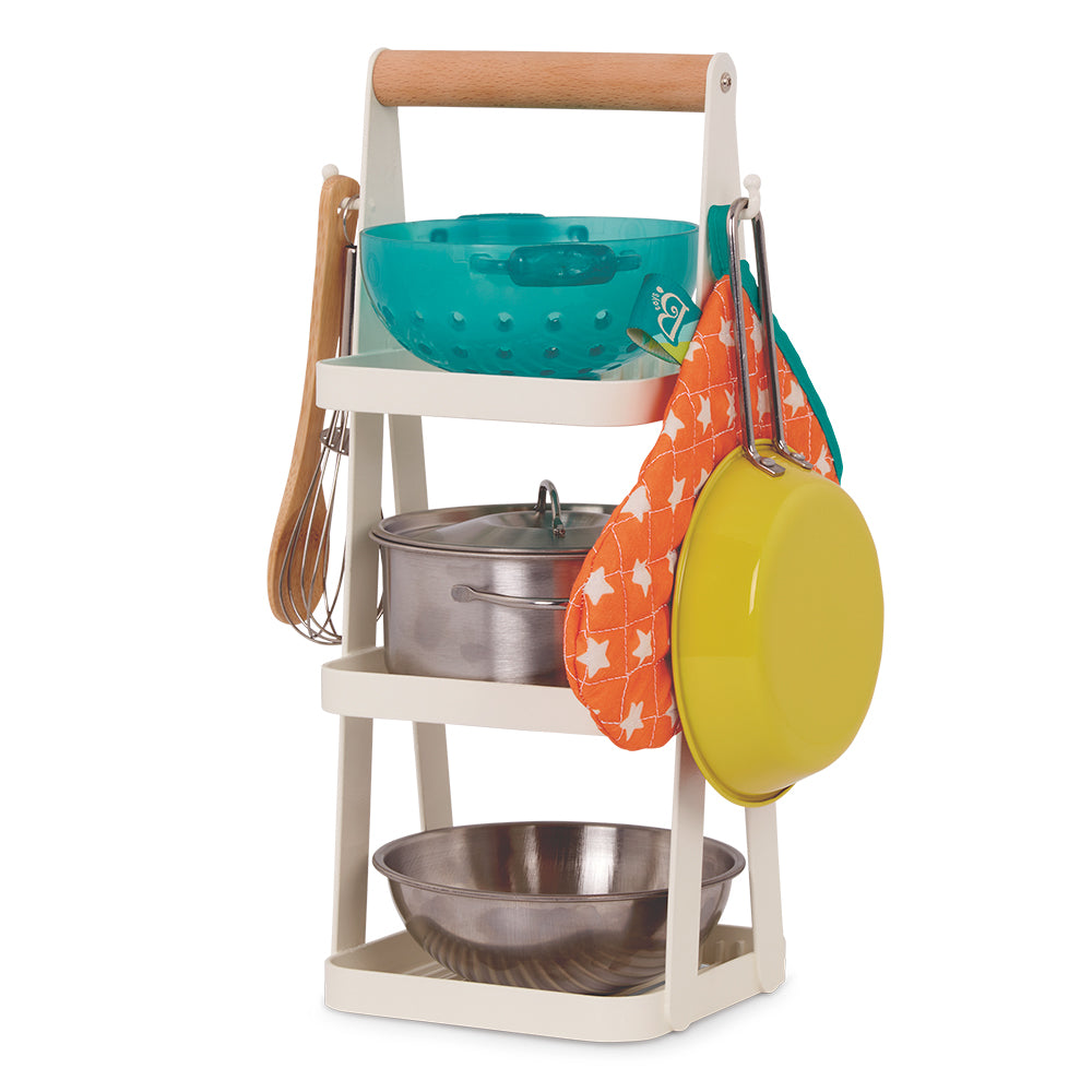 Ensemble de 8 jouets symboliques Mini Chef Pot 'n Pan