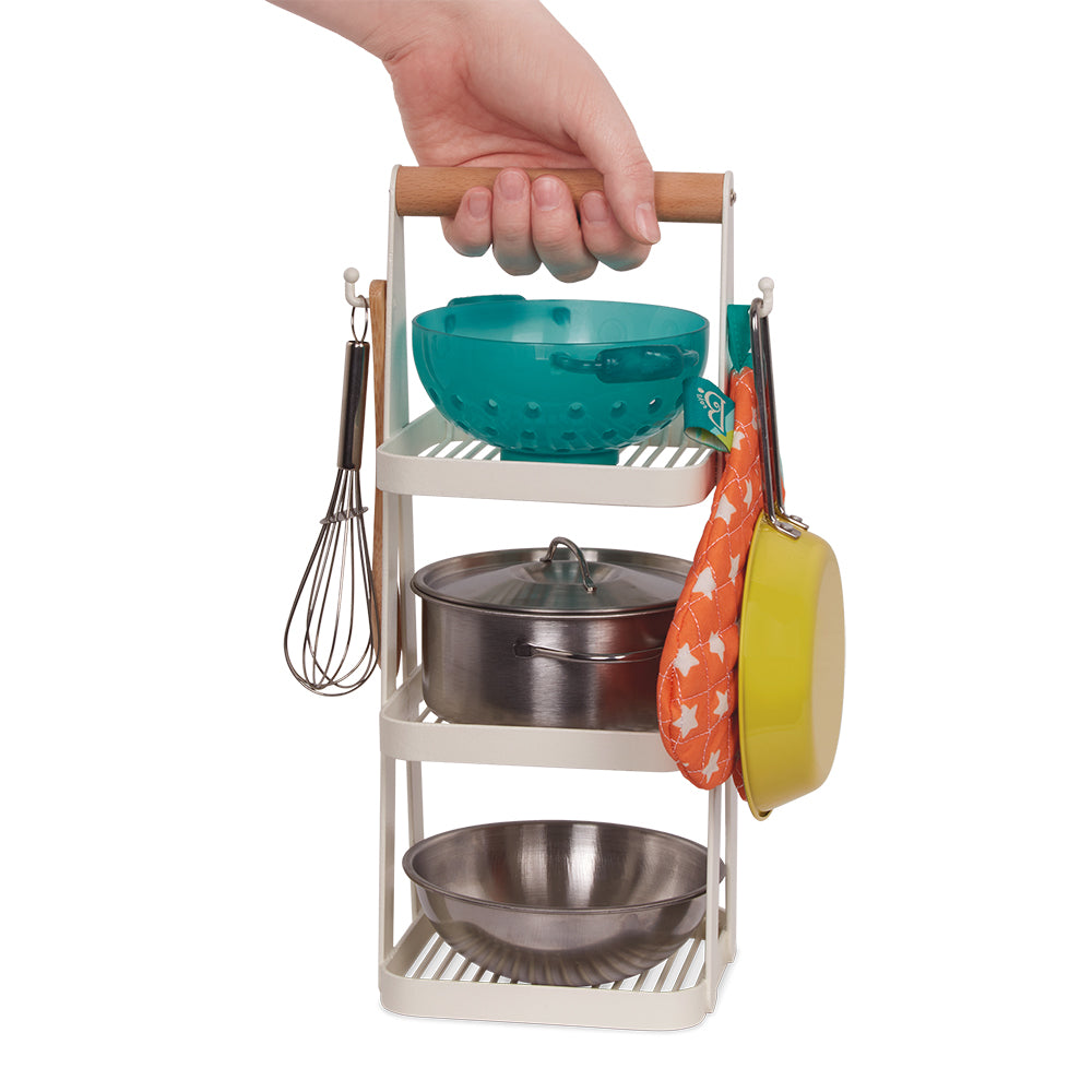 Ensemble de 8 jouets symboliques Mini Chef Pot 'n Pan