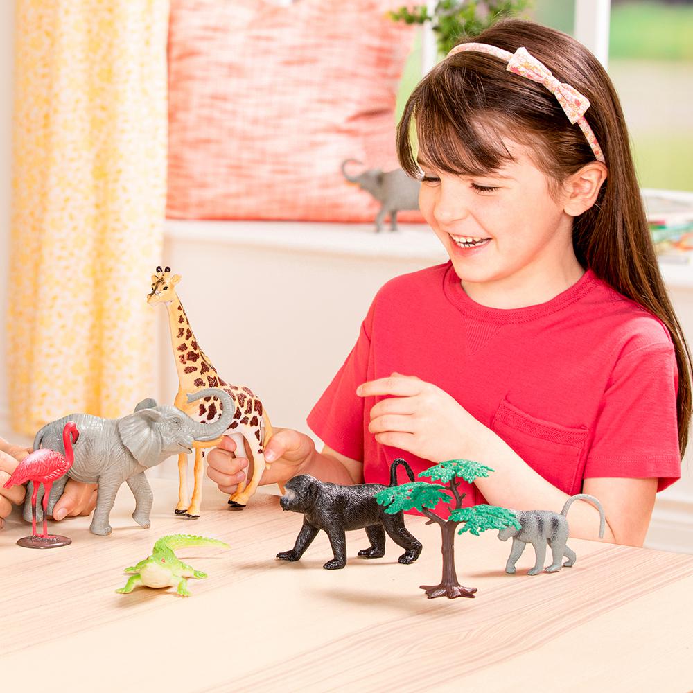 Ensemble de 60 figurines - Le monde de la jungle