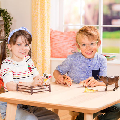 Set of 60 figurines - Farm animals