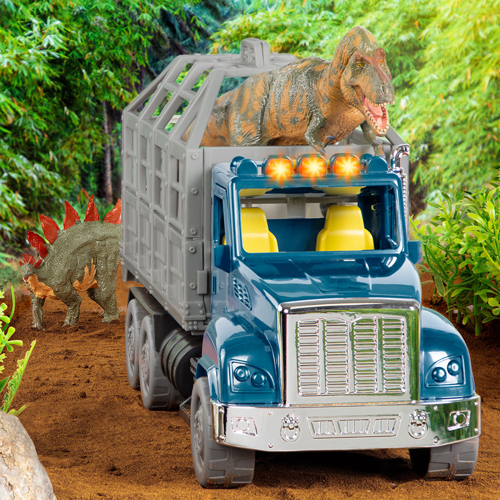 Ensemble Camion de transport et T-Rex