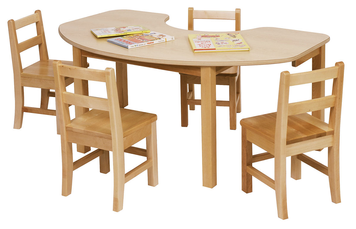Table scolaire en bois macaroni