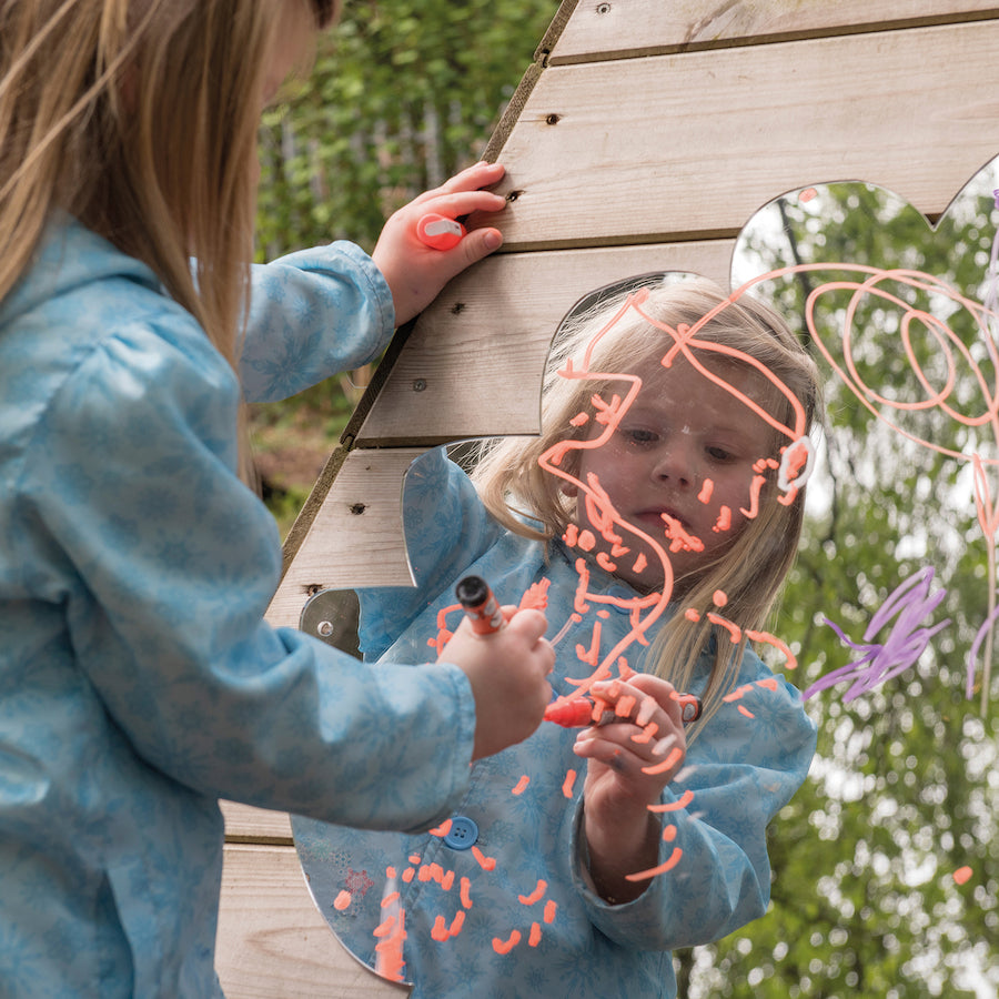 Tree-shaped drawing mirror