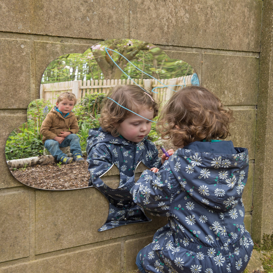 Tree-shaped drawing mirror