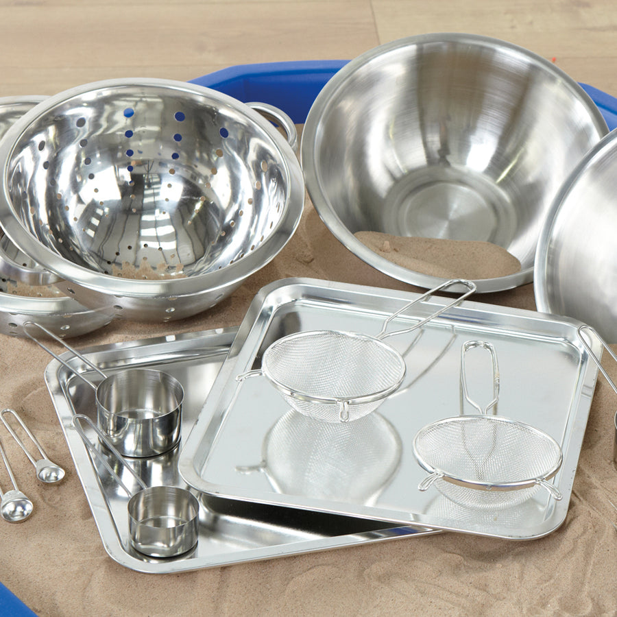 Metal set for sand and water (14 pcs)