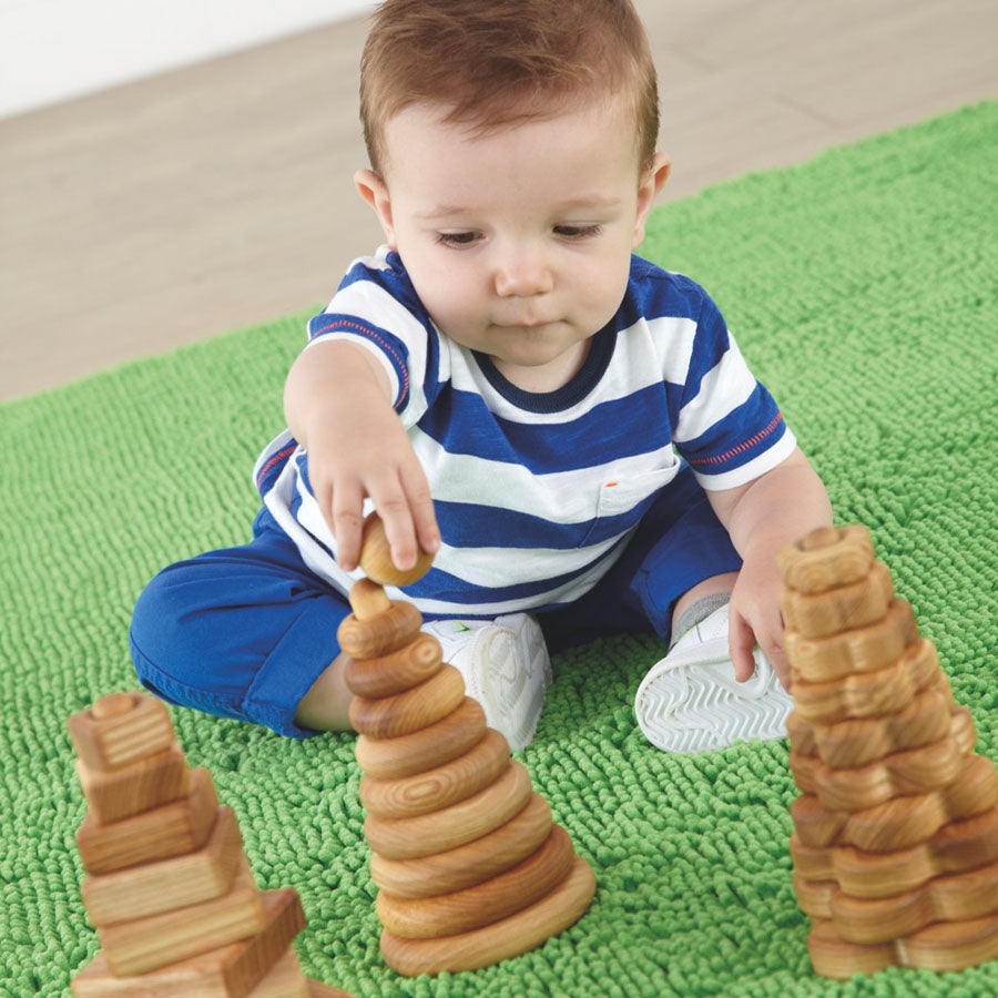 Wooden Stacking Structures Set (3 pcs)