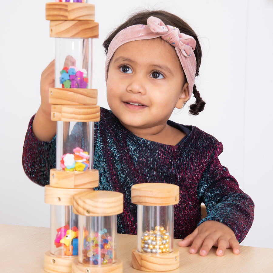 Wooden Rattle Set (6 pcs)