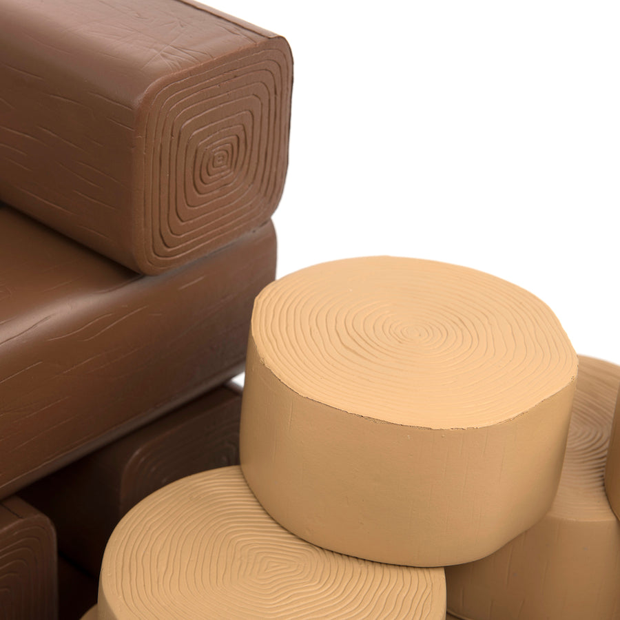 Foam Log Set for Construction (30 pcs)