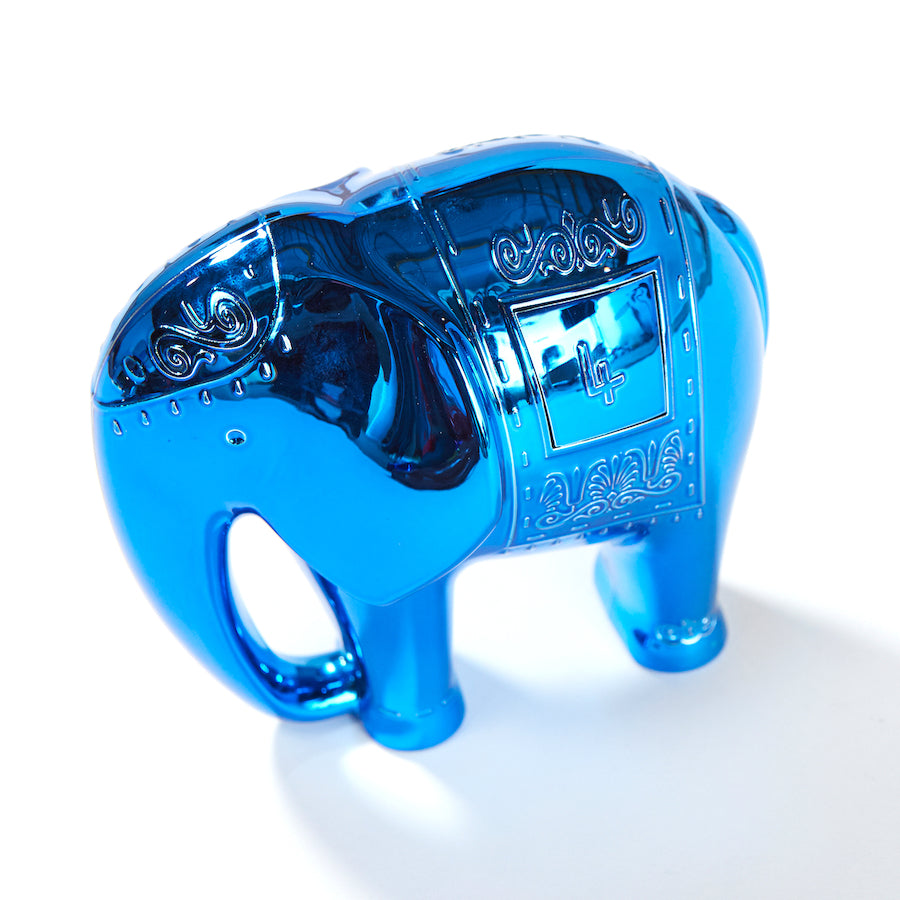 Set of numbered metal elephants (10 pcs)