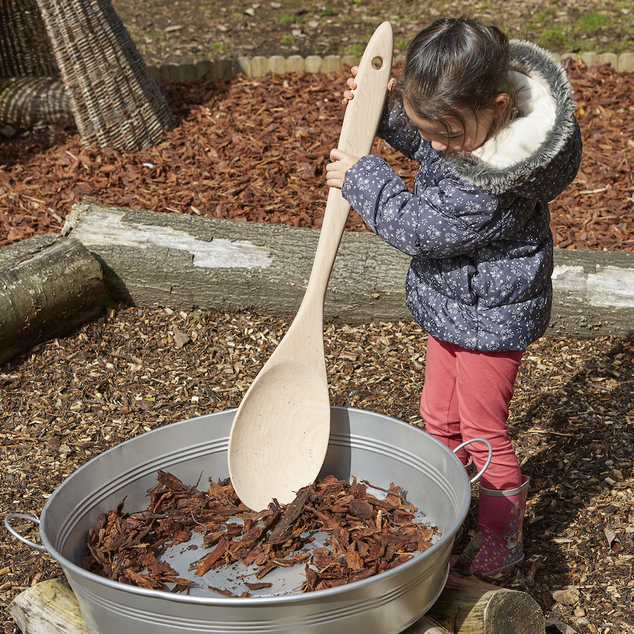 Giant wooden spoon