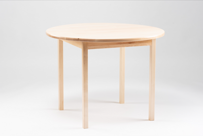 Table ronde en bois pour les tout-petits - Fabriquée au Québec