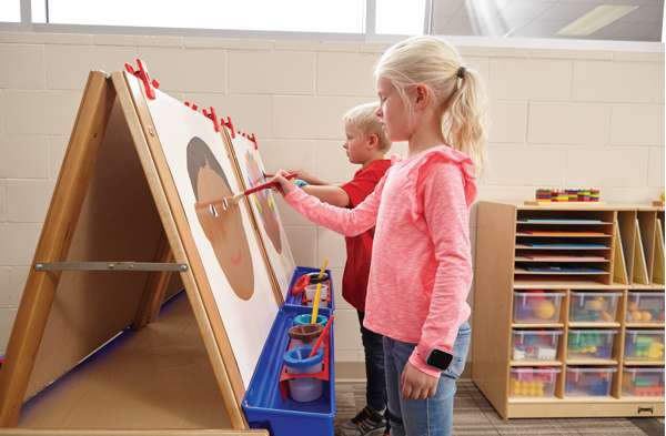 Mobile Art Island for Kids - Versatile Creative Space