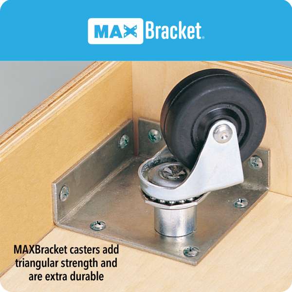 Unité de Rangement Mobile Jonti-Craft® Deluxe avec Bacs Transparent