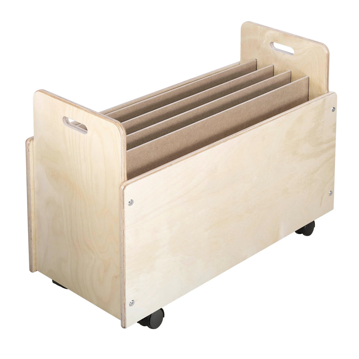 Chariot de rangement pour grands livres