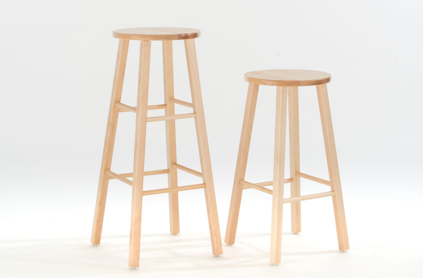 Wooden school stool