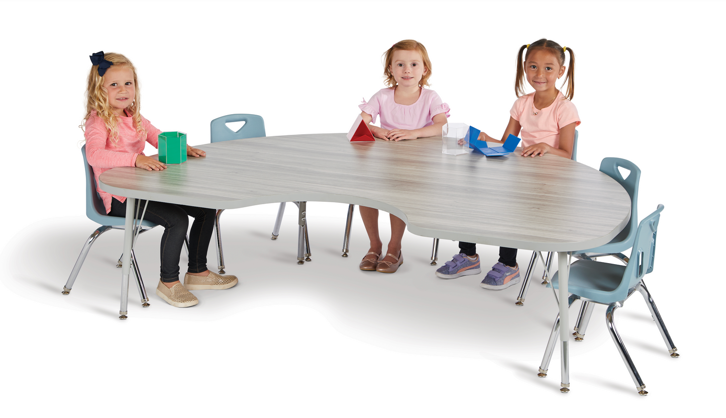 Table scolaire macaroni - modèle économique