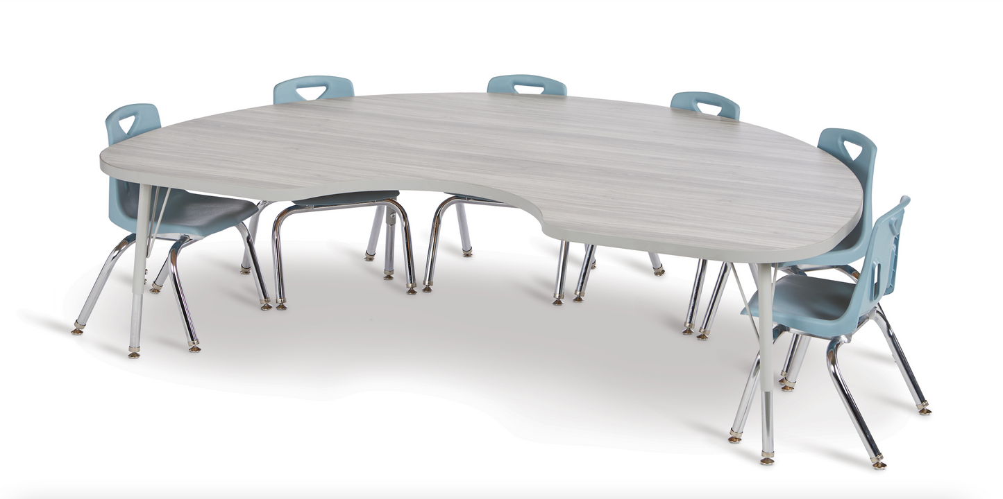 Table scolaire macaroni - modèle économique