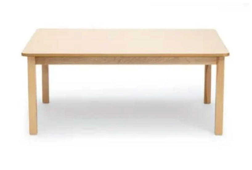 Table rectangle en bois 24" x 35" x 14"