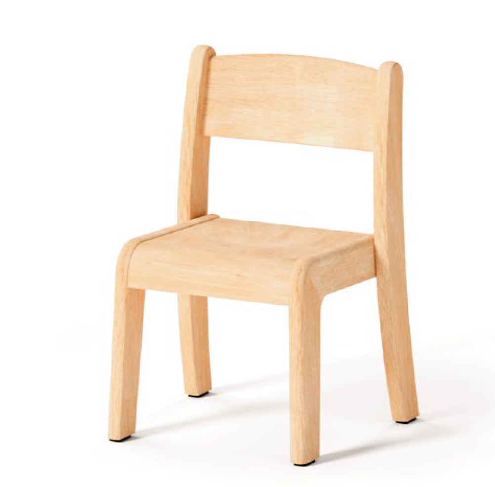 Chaises empilables en bois Environ – Confort et Durabilité pour Garderies et CPE