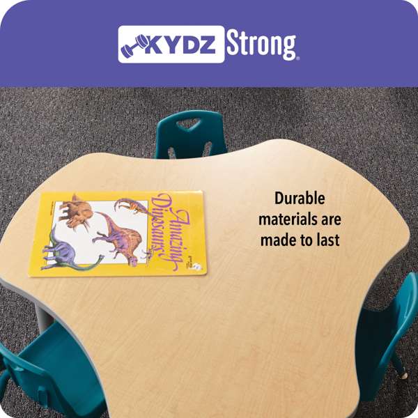 Table scolaire rectangle - modèle économique
