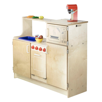 Cuisinette 4 en 1 en bois