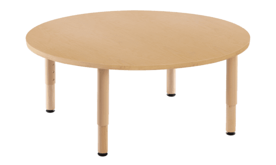 Table Environ Ronde – Sécuritaire, ajustable et durable | MityBilt