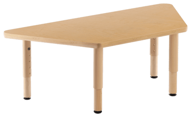 Table Environ Trapèze – Style naturel et hauteur ajustable | MityBilt