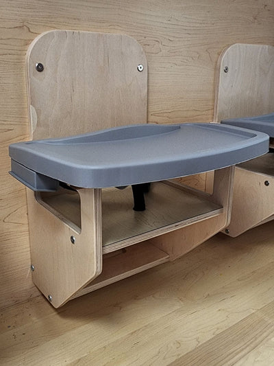 Wall mounted baby chair