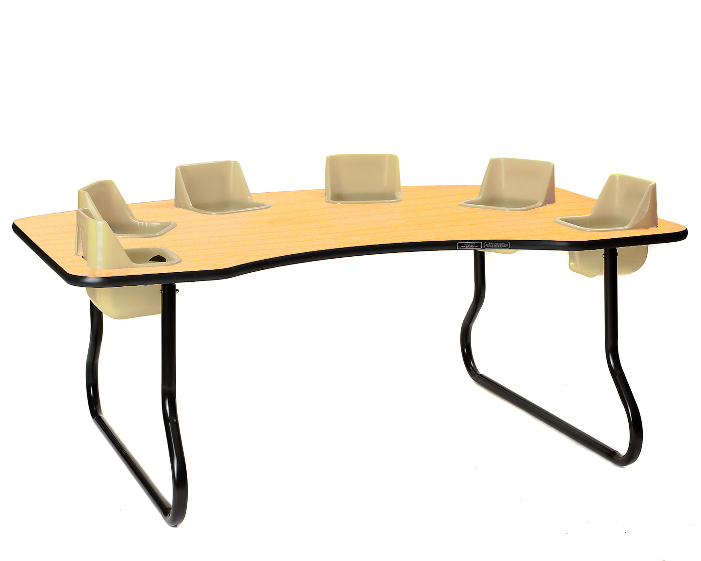 Table pour poupons à 6 places