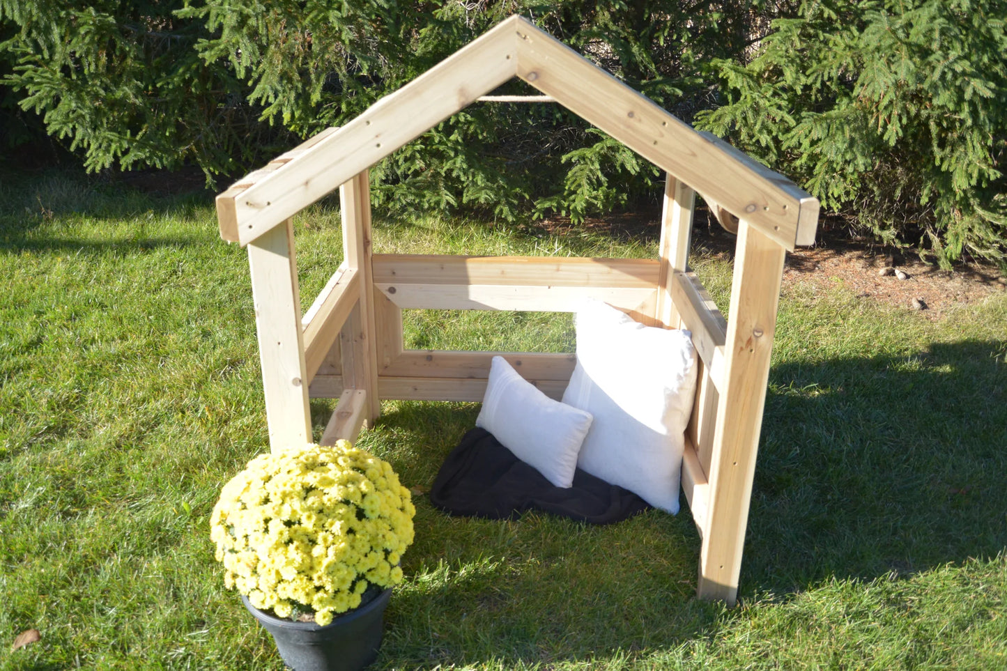 Cabane en bois pour enfants