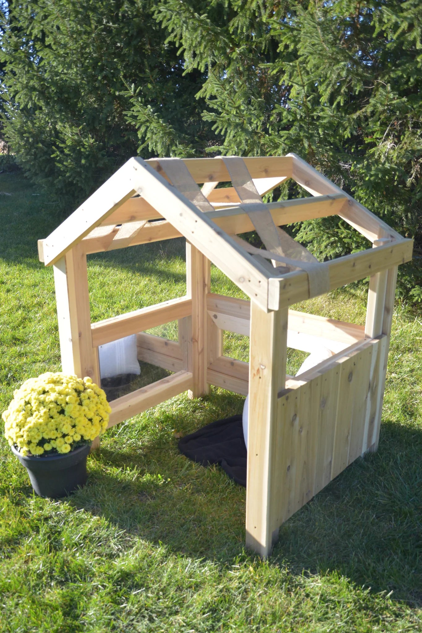Cabane en bois pour enfants
