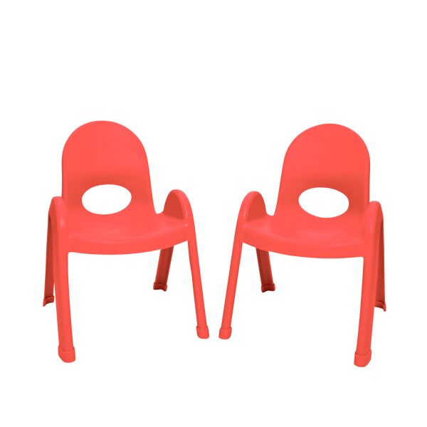 Chaise empilable assise 11 po Value Stack Children's Factory