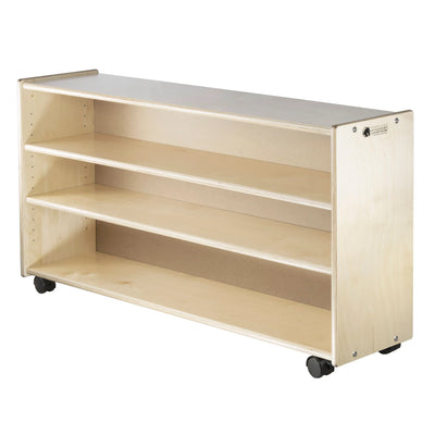 Meuble de rangement bas - 2 étagères réglables