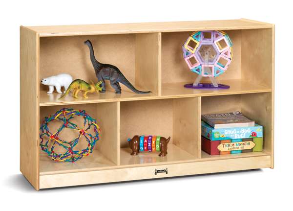 Meuble de rangement pour garderie et CPE sur roulettes