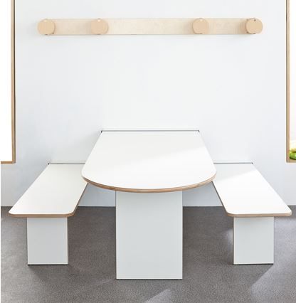 Table escamotable avec ou sans banc